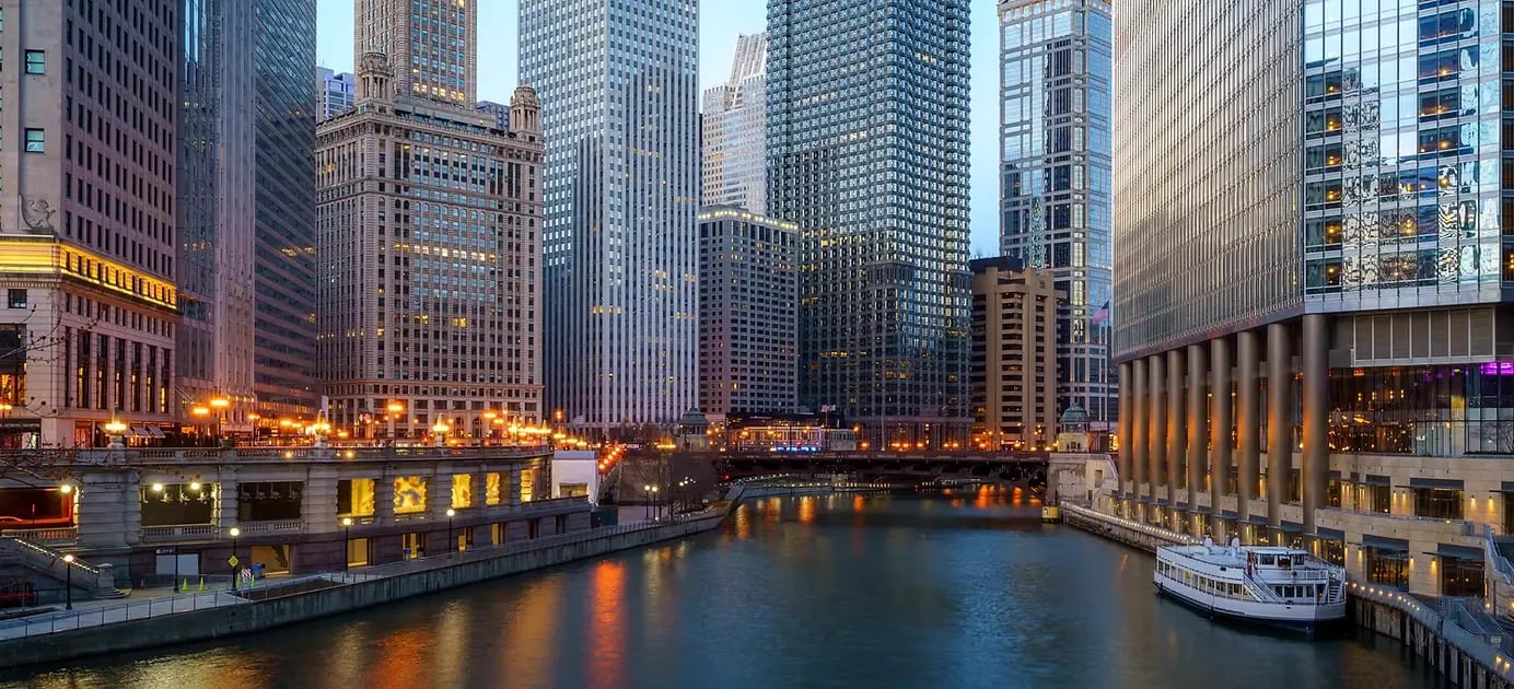 A welcoming view of Neal & Leroy's Chicago workplace